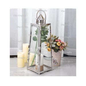 โคมไฟแขวนสีแดงทำด้วยมือโคมไฟเหล็กและแก้วสำหรับงานแต่งงานใช้ในบ้านและในงานดีไซน์ที่ได้เปรียบ - Product Image 6