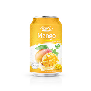 Custom Label 330ml NAWON Canned Top Quality Natural Health Drink Original Mango Juice <b>Beverage</b> Manufacturer Wholesale - Product Image 4