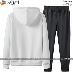 Conjunto de Sudadera con Capucha y Pantalones Deportivos Extra Grandes Personalizados, Unisex, Ecológicos, Transpirables, Ropa Deportiva de Invierno, Tallas Grandes - Product Image 4