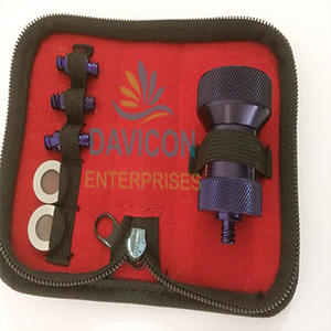 Juego de transferencia de grasa manual de acero inoxidable NANO con 4 adaptadores anaeróbicos y 3 filtros/cartuchos reutilizables - Product Image 1