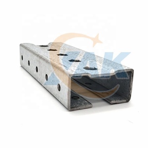 XAK, proveedor de fábrica de perfiles de metal ranurados en forma de Sigma, canales de acero al carbono templado GI chapados en frío OEM - Product Image 2