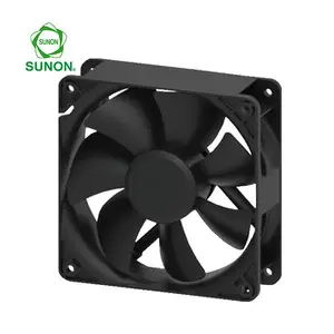 Sunon ventilador, padrão sem escova 12038 120mm 120x120 48v dc inversor solar de fluxo axial ventilador de ventilação 120x120x38mm (EEC0384B2-0000-A99)