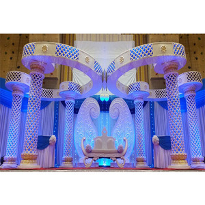 Elegante Boda Cristal Mariposa Mandap Boda Moderna Decorativa Mariposa Mandap Alemania Glamorosa Boda Mariposa Mandap - Product Image 1