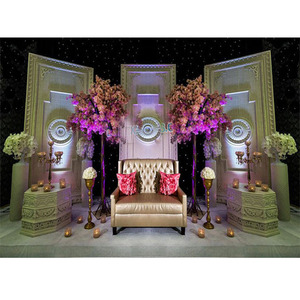 Toronto Wedding Event Backstage <b>Frame</b> Glamorous Wedding Reception Rectangular Panel Trendy Wedding Stage <b>Backdrop</b> Panel - Product Image 1