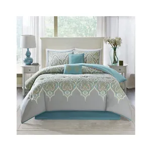 4 pcs床单100% 纯棉床上用品被套舒适价格定制尺寸床上用品套装