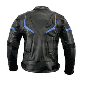 Blouson de motard en cuir de vache, pour motard, veste en cuir pour moto - Product Image 6