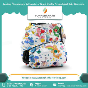 Couche-culotte en coton biologique, couche-culotte en vrac pour bébés, Anti-fuite - Product Image 2