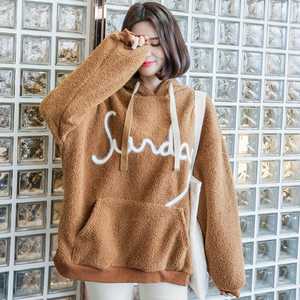 Sudadera con capucha de manga 3/4 para mujer, nueva moda de invierno - Product Image 4