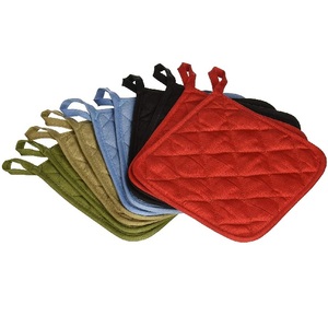 Hot Sale Bakeware 100% Organic Cotton GOTS Certified Mini Mitts and Pot Holders Set - Product Image 2