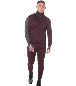 High Quality <b>Men's</b> <b>Turtle</b> <b>Neck</b> Full Front Zipper Tracksuit Set <b>Men's</b> High <b>Neck</b> Side Stripe Sweatsuit Set - Product Image 3