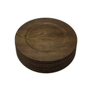Ensemble de 5 assiettes de présentation de différentes tailles avec des sous-assiettes en bois de la meilleure qualité pour les fournisseurs en gros - Product Image 2