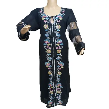 Váy Nhiều Màu Kaftan Abaya Jibabs Cho Phụ Nữ Hồi Giáo