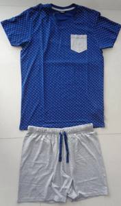 Conjunto de Camiseta de punto para hombre, ropa de dormir ajustada con serigrafía ecológica - Product Image 4