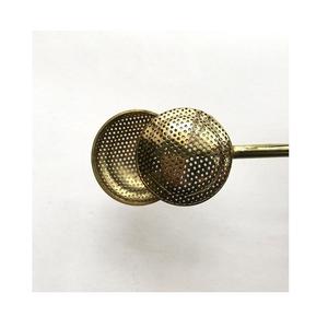 Passoire à thé en métal écologique couleur argent avec manche en bois, tailles/formes personnalisées, option logo sur mesure, haute qualité - Product Image 6