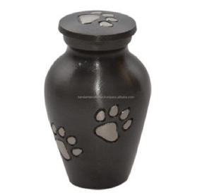 Urnas funerarias de bronce macizo, diseño de grabado completo, cremación clásica de recuerdos, color negro - Product Image 2