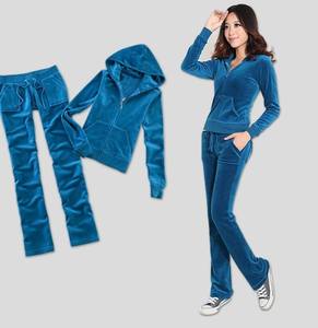 Sweat-shirt manches longues pour femme, couleur unie, fermeture éclair, survêtement, ensemble pantalon, grande taille, nouvelle collection 2020 - Product Image 3