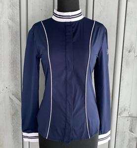 DARK HORSE RIDING WEAR <b>DRESSAGE</b> SHIRT in BLUE - Product Image 1