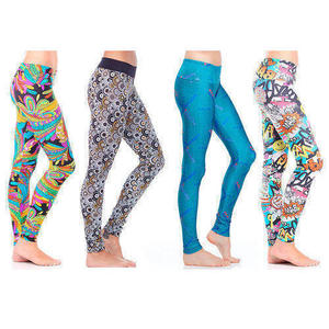 Pantalones de Yoga de cintura alta con bolsillos Leggings de control de barriga Entrenamiento 4 Way Stretch Seamless, - Product Image 2