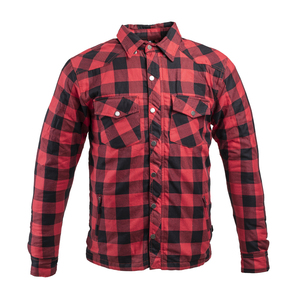 Camisas de franela a cuadros informales a la moda de ajuste europeo OEM, hilo teñido con protectores antiarrugas aprobados por CE - Product Image 6