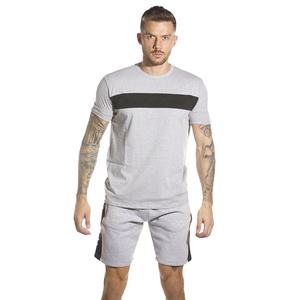 Camisetas lisas para hombre, chándal de verano/conjuntos cortos al por mayor/conjuntos dobles de gimnasio de terciopelo - Product Image 2