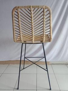 Sillas ratán de mimbre con recubrimiento de polvo para exteriores, restaurante, café, comedor, jardín, comedor, Bar Bistro, mimbre - Product Image 3