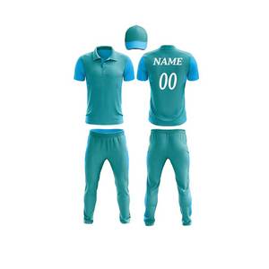 Camiseta y Pantalones de Cricket Personalizados para Hombre, Nuevos Diseños, Conjuntos de Cricket Sublimados Lisos, 100% Poliéster, Alta Calidad - Product Image 6