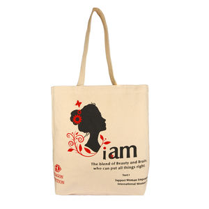 Promotional Women Printed Cotton <b>Canvas</b> <b>Tote</b> <b>Bags</b> Pure Cotton <b>Bags</b> for Shopping Wholesale Custom Printed <b>Canvas</b> <b>Tote</b> <b>Bags</b> - Product Image 4