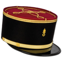 Venta al por mayor de alta calidad Vintage 100% tela de lana requisito personalizado Logo francés Kepi sombreros