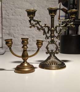 Bougeoir en métal noir vintage classique pour 4 bougies fabriqué à la main en Inde de haute qualité parfait pour la table et la décoration intérieure - Product Image 6