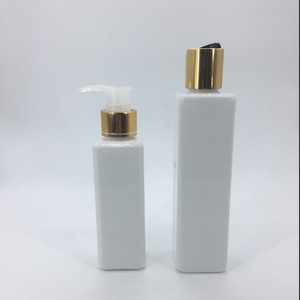 120ml Cosmétique PET Bouteille En Plastique carré épaule Blanc Laiteux PET Bouteille avec Pompe Pulvérisateur Carré Forme - Product Image 4