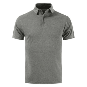 Camiseta de manga corta informal para hombre, camisetas de polo de secado rápido y patrón sólido, logotipo personalizado de talla grande y diseño en blanco, precio al por mayor - Product Image 3