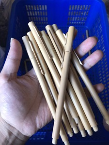 Bolígrafo ecológico personalizado de bambú con logotipo impreso (Kaylin + 84 817092069) - Product Image 4