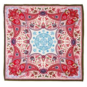 Bandana en coton polyester imprimé personnalisé, bandana carré soyeux au toucher, 55x55cm, vente en gros - Product Image 5