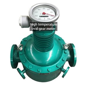 เครื่องวัดอัตราการไหลของน้ำมัน PD เครื่องวัดการไหลของเกียร์วงรี SS304 DN200ความแม่นยำสูง - Product Image 2