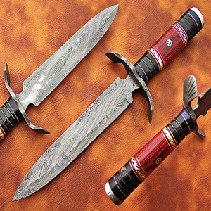 Couteau de chasse artisanal en acier Damas (smk1341) - Product Image 2