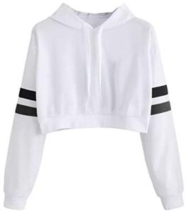 Sudadera corta con capucha para mujer - Product Image 4
