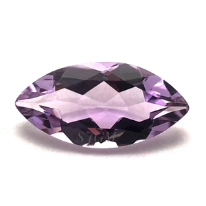 พลอยอัญมณีหลวมเจียระไนแบบเหลี่ยมเพชรพลอยธรรมชาติสีกุหลาบ8X16mm อเมทิสต์สีชมพูหรือชมพู - Product Image 1