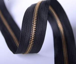 Venta al por mayor OZL Marca Open-End 5 # Cremalleras metálicas largas Rollos para zapatos Bolsos Equipaje Muestra de 7 días Tiempo de entrega Durable - Product Image 3