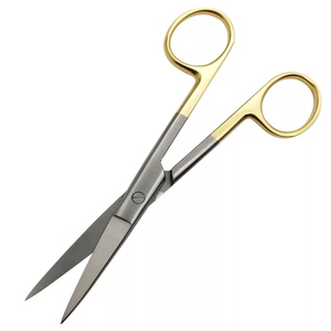 Aisi กรรไกร Mayo เหล็กสแตนเลส J2 420, กรรไกร TC โค้ง Mayo supercut 6.75 "(17ซม.), STR ปลาย w/ TC ใส่กรรไกรผ่าตัด - Product Image 4