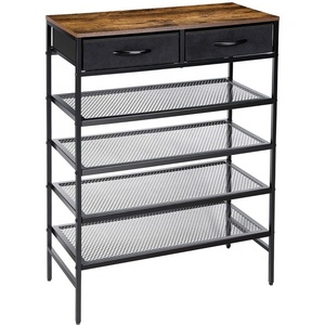Armario Zapatero de Metal de 4 niveles con cajones, mueble para el hogar, venta al por mayor - Product Image 1