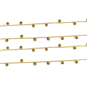 Cadena de bisel elegante de latón facetado de cuarzo ahumado redondo de 4mm para fabricación de joyas para collares y pulseras - Product Image 1