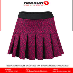 Vente en gros d'uniforme de pom-pom girl personnalisé unisexe en polyester jupe plissée design imprimé OEM service pour adultes taille XXXS pour l'école - Product Image 2