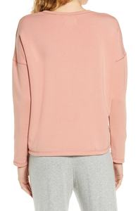 เสื้อสเวตเชิ้ตผู้หญิง แขนยาว คอวี ทรงโอเวอร์ไซส์ ผ้าฝ้าย 100% สไตล์ลำลอง สตรีทแวร์ โลโก้ด้านหน้า เหมาะสำหรับฤดูหนาว - Product Image 5