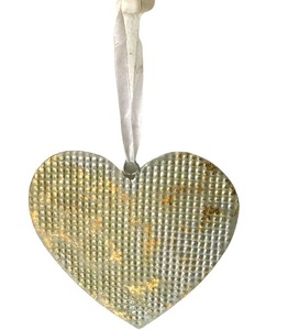 โลหะทองและสีกากีสีหัวใจการออกแบบใหม่หรูหราออกแบบตกแต่งคริสต์มาสแขวนเครื่องประดับ - Product Image 1