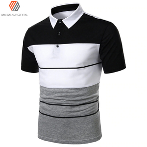 เสื้อโปโลผู้ชายระบายอากาศได้ดี – เสื้อยืดโปโลแขนสั้นผ้าฝ้าย 100% เนื้อนุ่ม สกรีนโลโก้ได้ตามต้องการ สำหรับฤดูร้อน สไตล์สตรีทแวร์ - Product Image 3