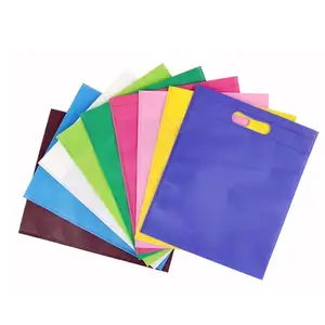 Fabrikant Custom Size Platte Polypropyleen D Gestanst Eenvoudige Non Woven Tas