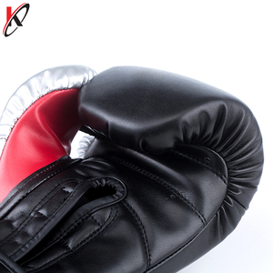 Guantes de Kickboxing de cuero hechos a máquina de calidad superior Gel Sparring Training Guantes de entrenamiento para boxeo para artes marciales - Product Image 3