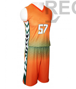Wholesale Best Quality Polyester Basketball Uniform Custom Sublimation Print Professional Sportswear Sets with Custom Logo - Product Image 1