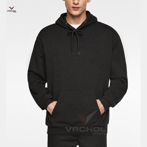 Sweat-shirts tricotés sur mesure pour hommes grandes tailles, couleur unie, anti-rétrécissement, anti-plis, style hip-hop brodé - Product Image 5