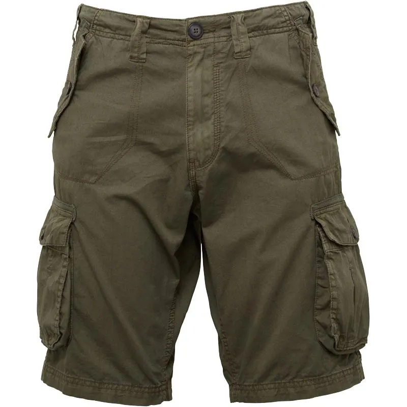 Herren Cargo Shorts Baumwolle Männlich Sommer Casual Military Style Straight Work Pocket Cargo Shorts